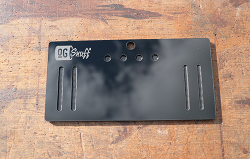 Fusion V1 Snuff Board Gloss Black